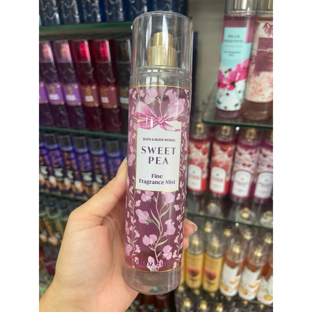 Bath & Body Works Sweet Pea Fragrance Mist 236ml. ของแท้ – โปรปัง