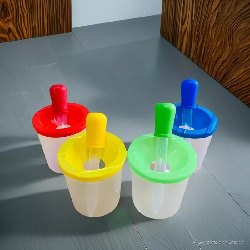 มาใหม่ ! แก้ว+หลอดหยด เซ็ท 4 สี แก้วน้ำเด็ก Sensory Play ของเล่นเด็ก เสริมทักษะ พัฒนาการ เล่นได้หลากหลายแบบ thumbnail 3