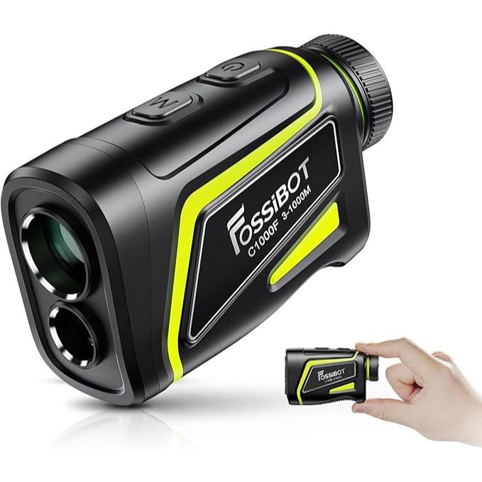 FOSSiBOT C1000F Golf Laser Distance Meter, 3-Point Measure, LCD Black Display, Fastest 0.04S Measure