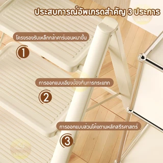 บันได พับได้ อลูมิเนียม บันไดพับ 2/3/4/5ชั้น รับน้ำหนักได้ 1000KG อุปกรณ์ช่าง บรรไดเอนกประสงค์ ของใช้ในบ้าน