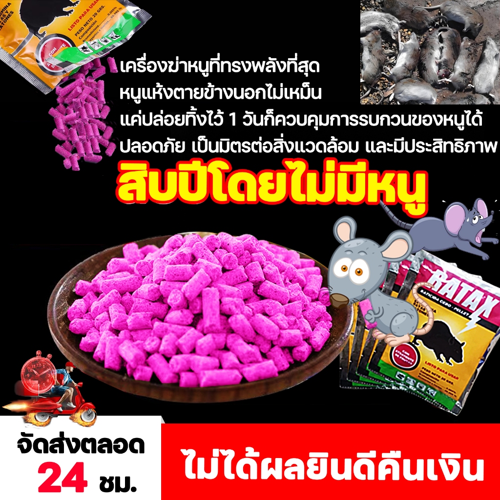 ตายกลางแจ้งตายแห้งไม่เหม็น พิษหนูทรงพล หยื่อกำจัดหนูพิษหนูทรงพลัง ยากำจัดหนู กำจัดหนูในบ้าน ใช้ครั้งเดียวไม่มีหนูทั้งปี