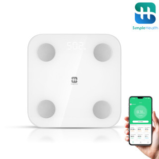 Simple health TH เครื่องชั่งน้ำหนักดิจิตอล เครื่องชั่งน้ำหนัก Smart Weight Scale type-C ประกัน 1 ปี
