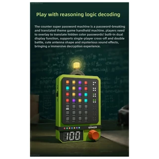 เกมส์ฝึกความจำ GiiKER Super Decoder 600 Levels 4 Digit Colour Code Puzzles Solo & Duo Mode Brain Teaser ฝึกสมองเด็ก