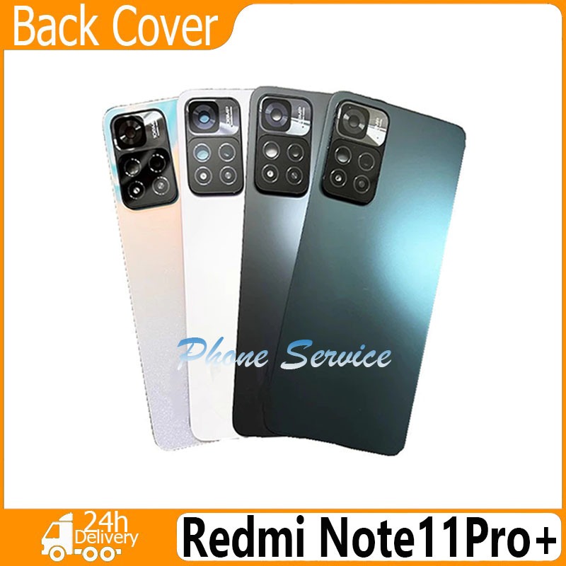 ฝาหลัง (back cover) กระจกด้านหลัง ไช้สำหรับ Redmi Note 11 Pro Plus + เลนส์กล้อง