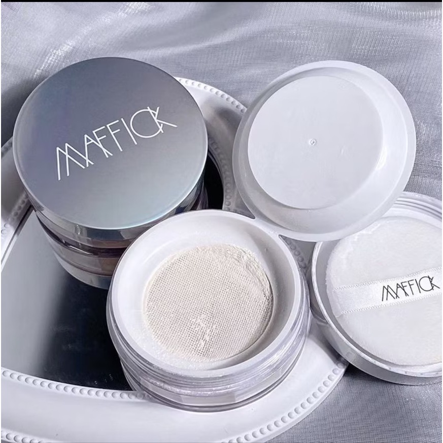 MAFFICK Refreshing Soft & Honey Makeup Powder แป้งฝุ่นเนื้อละเอียด แป้งโปร่งแสง ให้สัมผัสเบาสบาย ไม่หนักผิว
