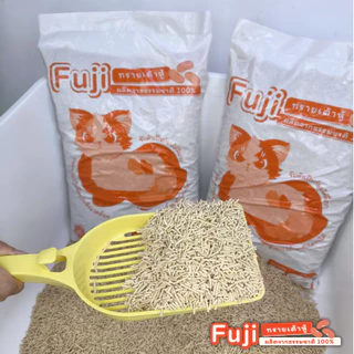 Fuji ทรายแมวเต้าหู้ พรีเมี่ยม 3.15กิโลกรัม / 9 ลิตร ไร้ฝุ่น จับตัวเป็นก้อน เก็บกลิ่น ทิ้งชักโครกได้ เก็บเงินปลายทาง