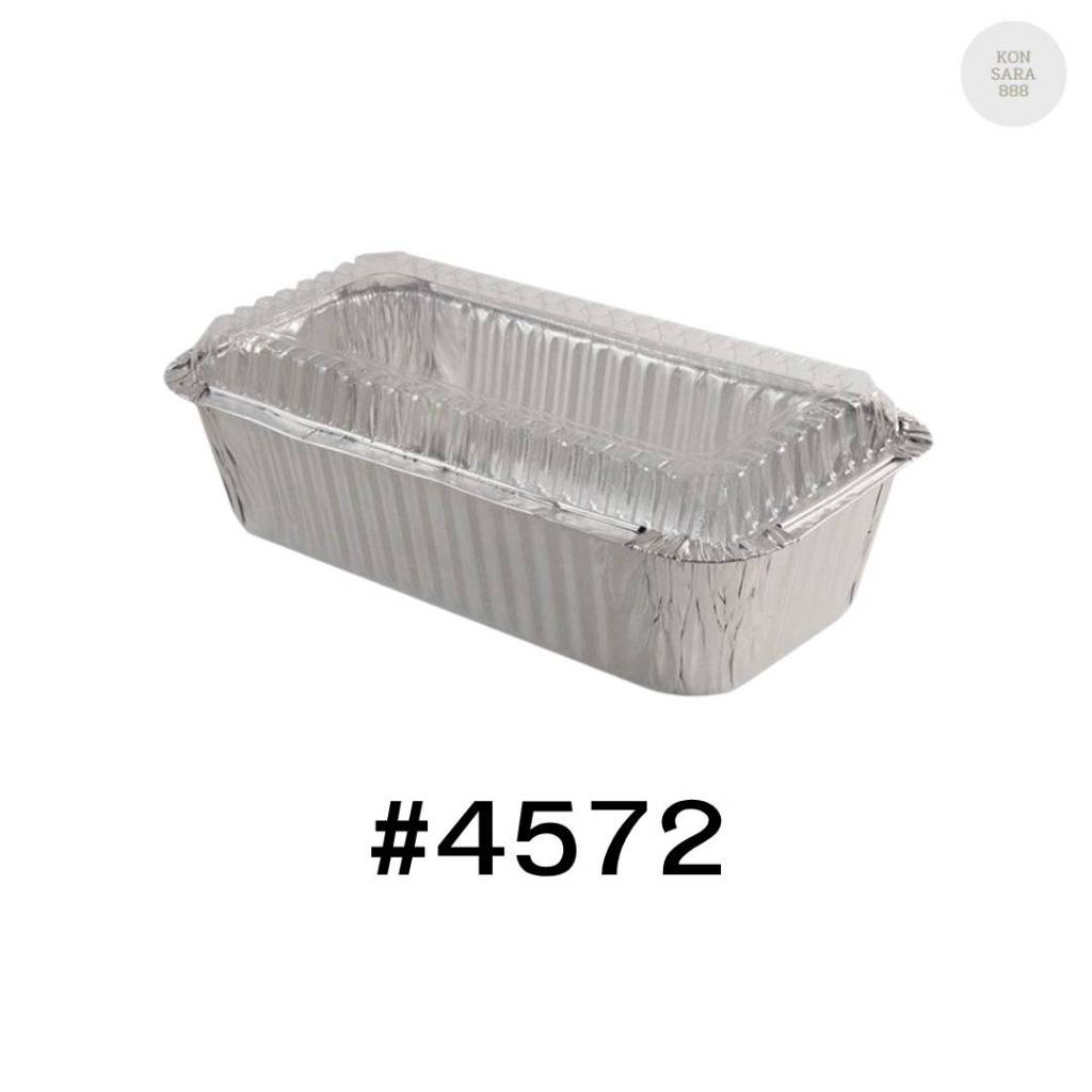 ถาดฟอยล์ ถ้วยฟอยล์สตาร์โปรดักส์ 4572-P พร้อมฝา 5 ชิ้น 004652