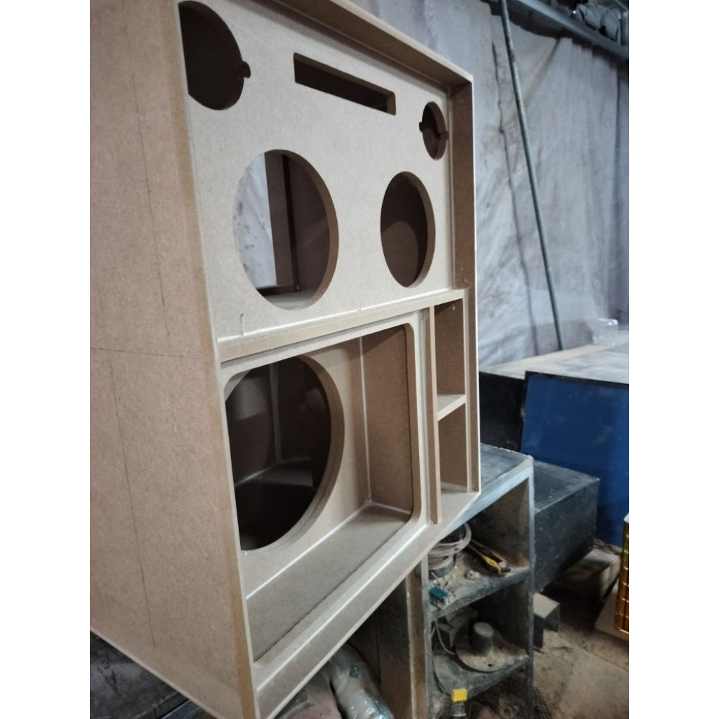 ตู้บลูทูธ10"นิ้วกระแทกข้างช่องใส่ปรีรถยนต์