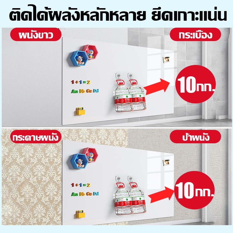 สติกเกอร์ ไวท์บอร์ด ดูดซับด้วยไฟฟ้าสถิต ใช้ซ้ำได้ ไม่มีกาว ติดง่ายไม่เป็นยับสติกเกอร์ สติ้กเกอร์ไวท์บอร์ด - รูปที่ 6