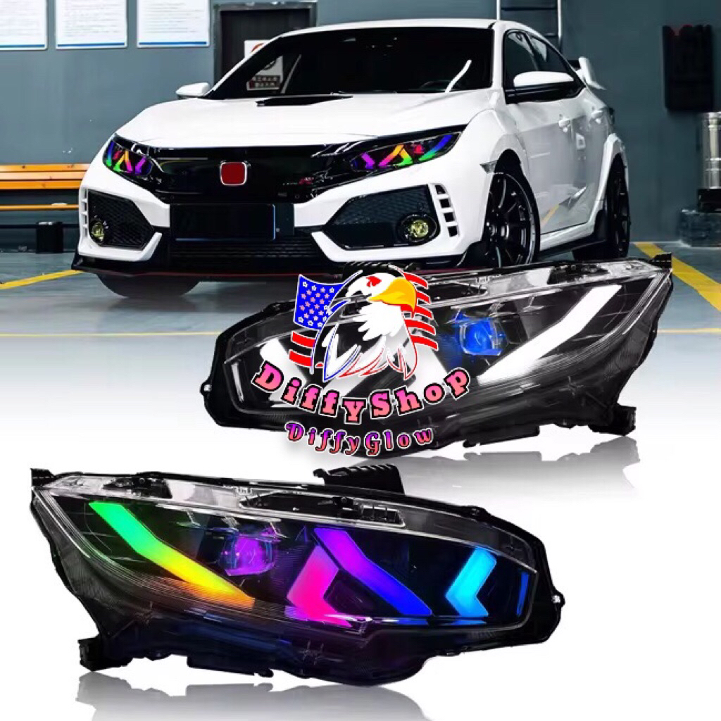 ไฟหน้า Full LED RGB Honda Civic [FC/FK] 2016-2020