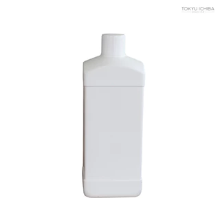 ขวด PE ขาว ทรงเหลี่ยม พร้อมฝา+จุก 500ml / 1000ml ขวดน้ำยา ขวดน้ำมัน ขวดใส่สารเคมี ขวดพลาสติก HDPE