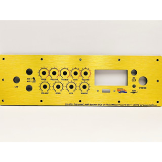 เพลทลำโพงบลูทูธZK-ST21 ไม่ย้ายวอ+MIC AMP ช่องเพลท5x25cm.วัดแ…