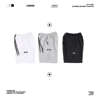 LOOKER - NYLON CARGO กางเกงขาสั้นผ้าร่มคาร์โก้