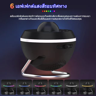 Qimedo 4K เครื่องฉายท้องฟ้าจำลอง เครื่องฉายดาว โคมไฟโปรเจคเตอร์ Galaxy ภายในบ้าน เครื่องฉายรูปดาว ของขวัญปีใหม่ ห้องนอน