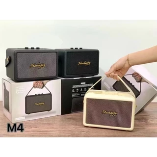 (ปรับเบสได้) 55W ลำโพงบลูทูธ รุ่น M4 เสียงนุ่ม เบสแน่น ดีไซส์สวย ปรับเสียงเบส/แหลม เชื่อมลำโพง2ตัวได้
