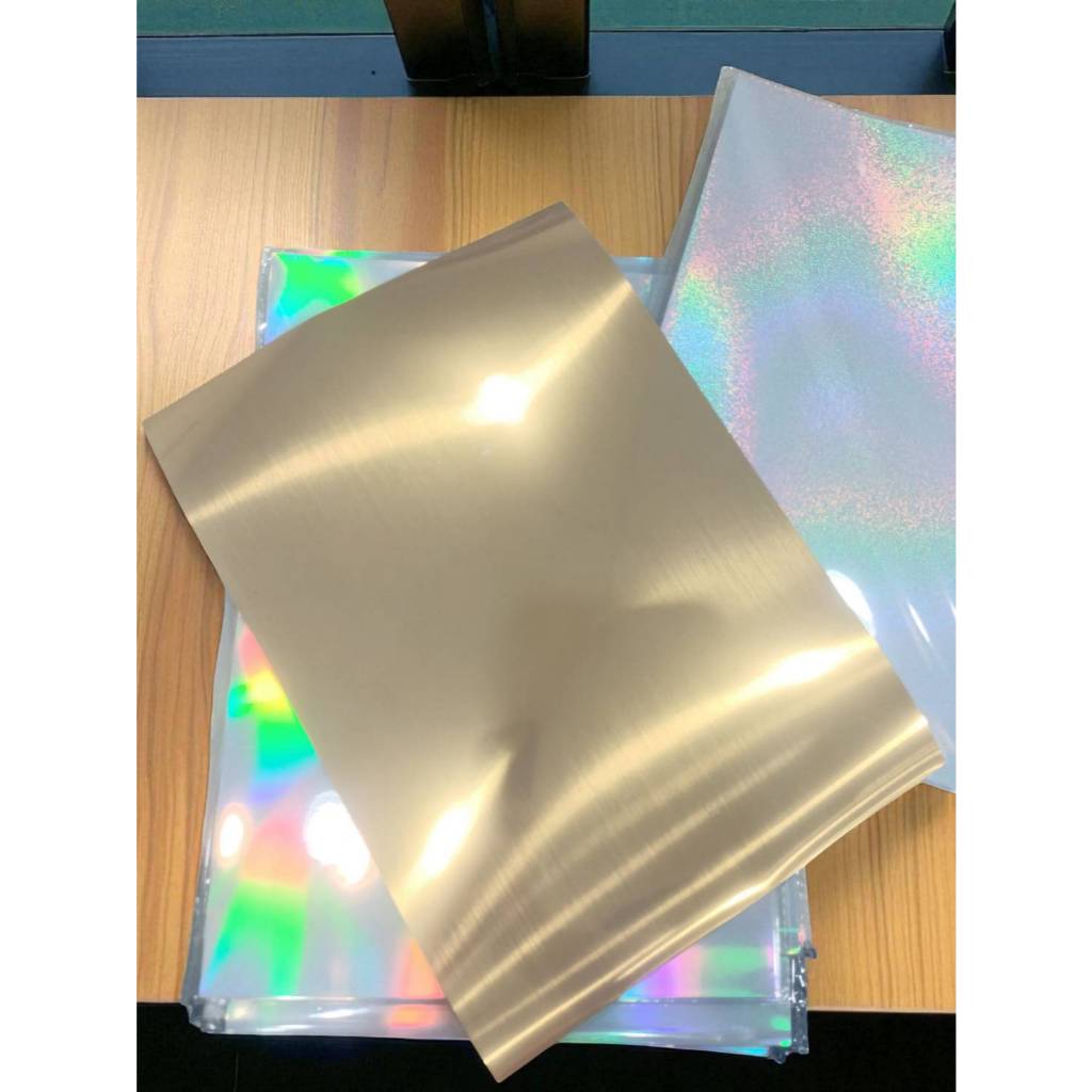 สติกเกอร์สีเงิน/สีทอง สำหรับเครื่องพิมพ์ INKJET กันน้ำ บรรจุ 20แผ่น/แพ็ค