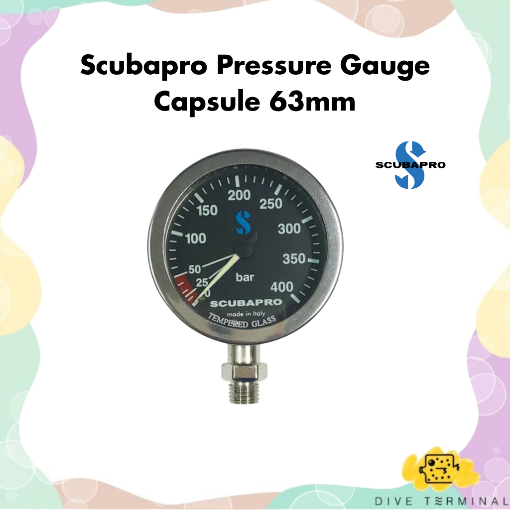 Scubapro Pressure Gauge เกจวัดแรงดันอากาศคุณภาพสูง สำหรับนักดำน้ำมืออาชีพ!