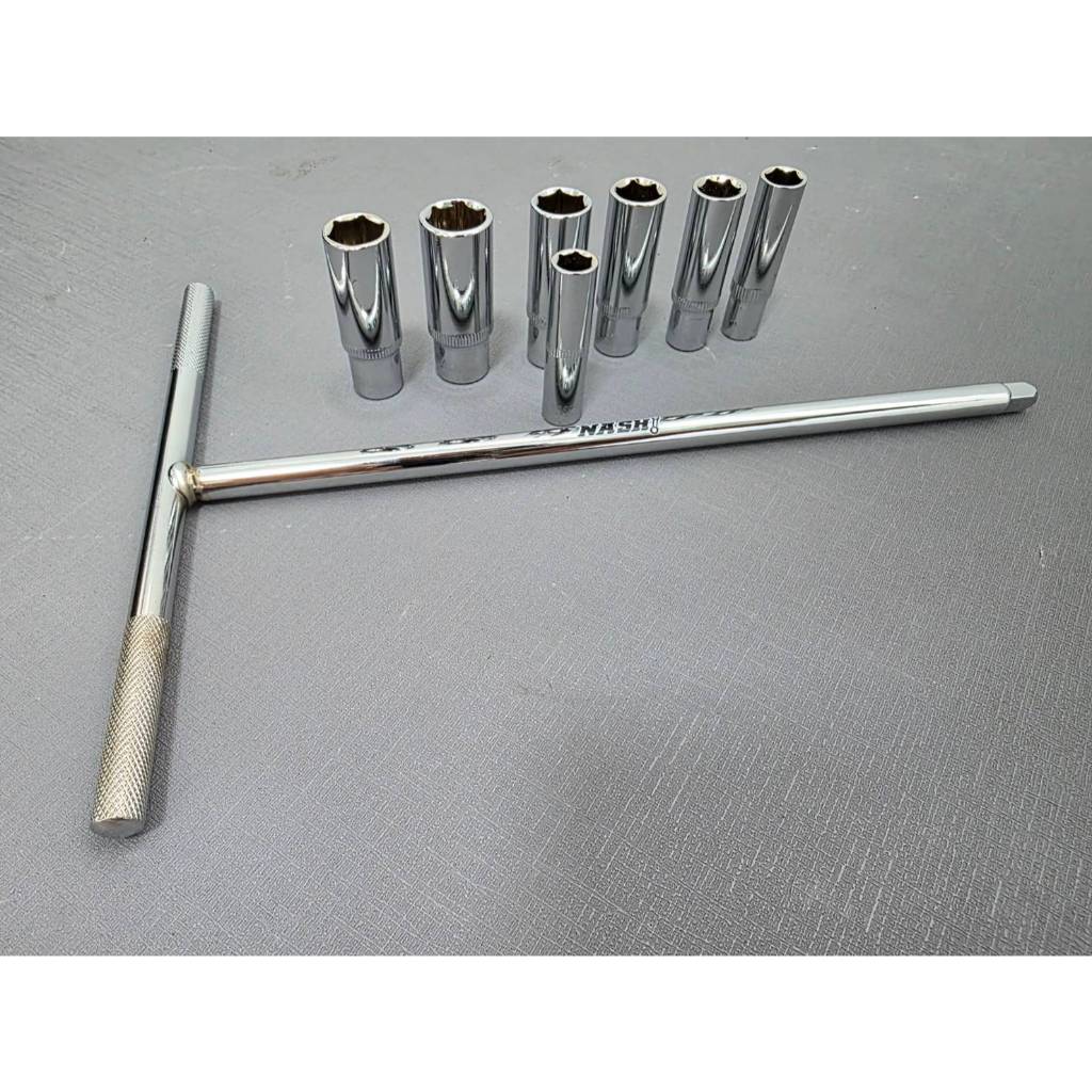 ชุดบล็อคตัวที (T) ขนาด 2 หุน ด้ามตัวที 8 ตัวชุด พกพาสะดวก ส่งเร็ว ภายใน 48ชม - รูปที่ 2