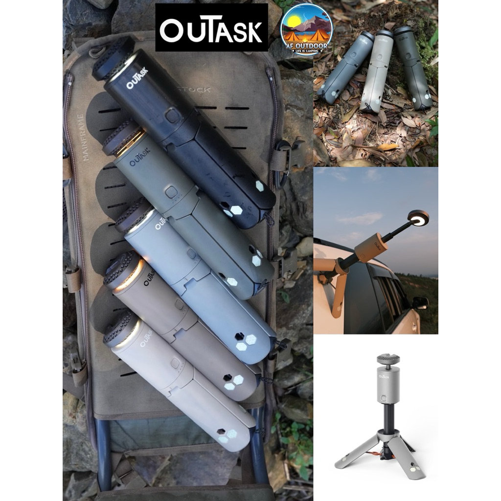 🇺🇸พร้อมส่ง🇺🇸OuTask Camping Lantern & Light - Commemorative Version  ไฟพกพกแคมป์ เสายืด