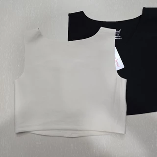 รุ่นใหม่ เสื้อกล้ามทอม ไร้ขอบ รุ่นนี้ผ้าด้านหน้าสองชั้น ปิดจุกได้ดี และ รัดได้ดีกว่า#ไร้ขอบsister hood