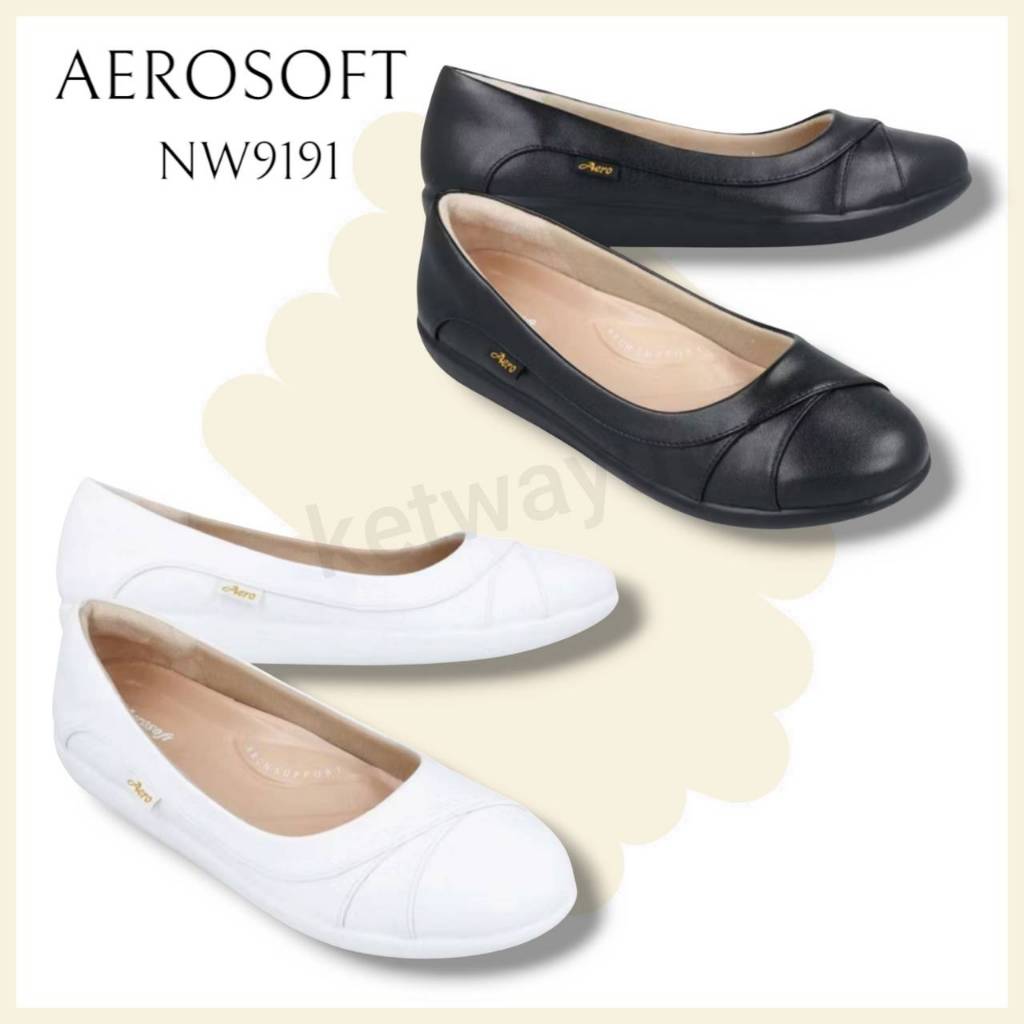 รองเท้าผู้หญิง รุ่น NW9191 Aerosoft (แอโร่ซอฟ)รองเท้าคัชชูรองเท้าเพื่อสุขภาพ