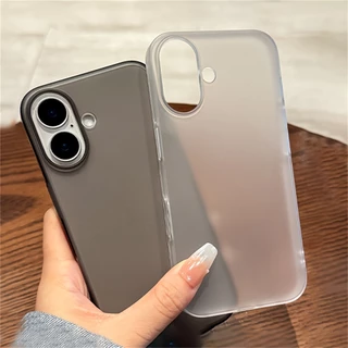 เคสใสด้าน for เคสไอโฟน11 iphone 15 16 17 Pro MAX เคสไอโฟน 13 12 Pro max 11 เคส Ultra Thin Anti-Drop โทรศัพท์นุ่มปกหลัง