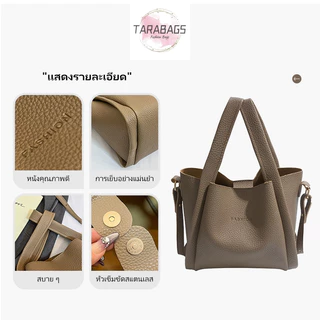 Tarabags กระเป๋าถือ สไตล์เกาหลี กระเป๋าถือลําลอง INS สไตล์มินิมอล ความจุขนาดใหญ่