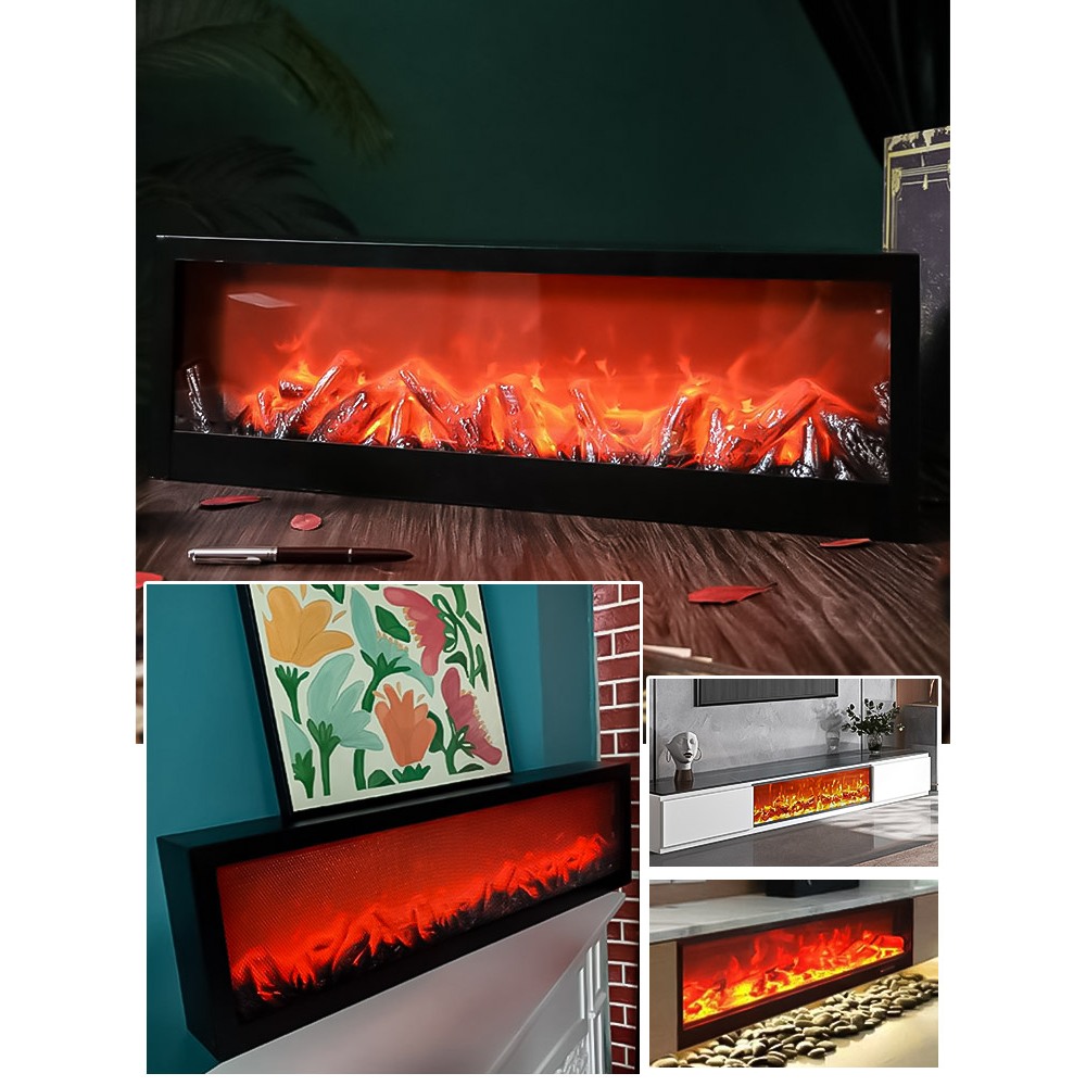 PERDKPAPA โคมไฟเตาผิงปลอม ไฟตกแต่ง เตาผิงไฟ สไตล์ย้อนยุคยุโรปและอเมริกาของแต่งห้อง ตกแต่ง คริสต์มาส - รูปที่ 4