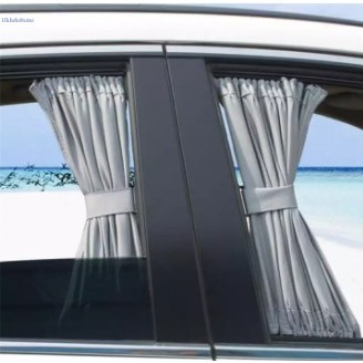 แนะนำ ผ้าม่าน ผ้าม่านรถยนต์ ม่านบังแดดด้านข้างรถยนต์ พับได้ ป้องกันรังสียูวี ขนาด 50 ซม. 2 ชิ้น🔥🔥🔥COD ราคาพิเศษ มีเก็บเงินปลายทาง
