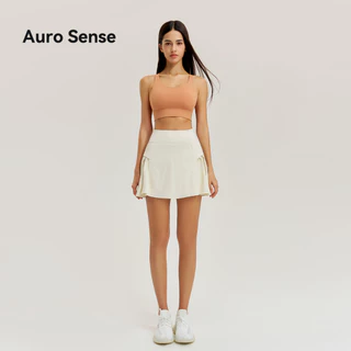 Auro Sense I กระโปรงขาสั้น ออกกำลังกาย สำหรับ ผู้หญิง มีจีบข้าง เหมาะสำหรับ กอล์ฟ เทนนิส และกีฬาอื่นๆ