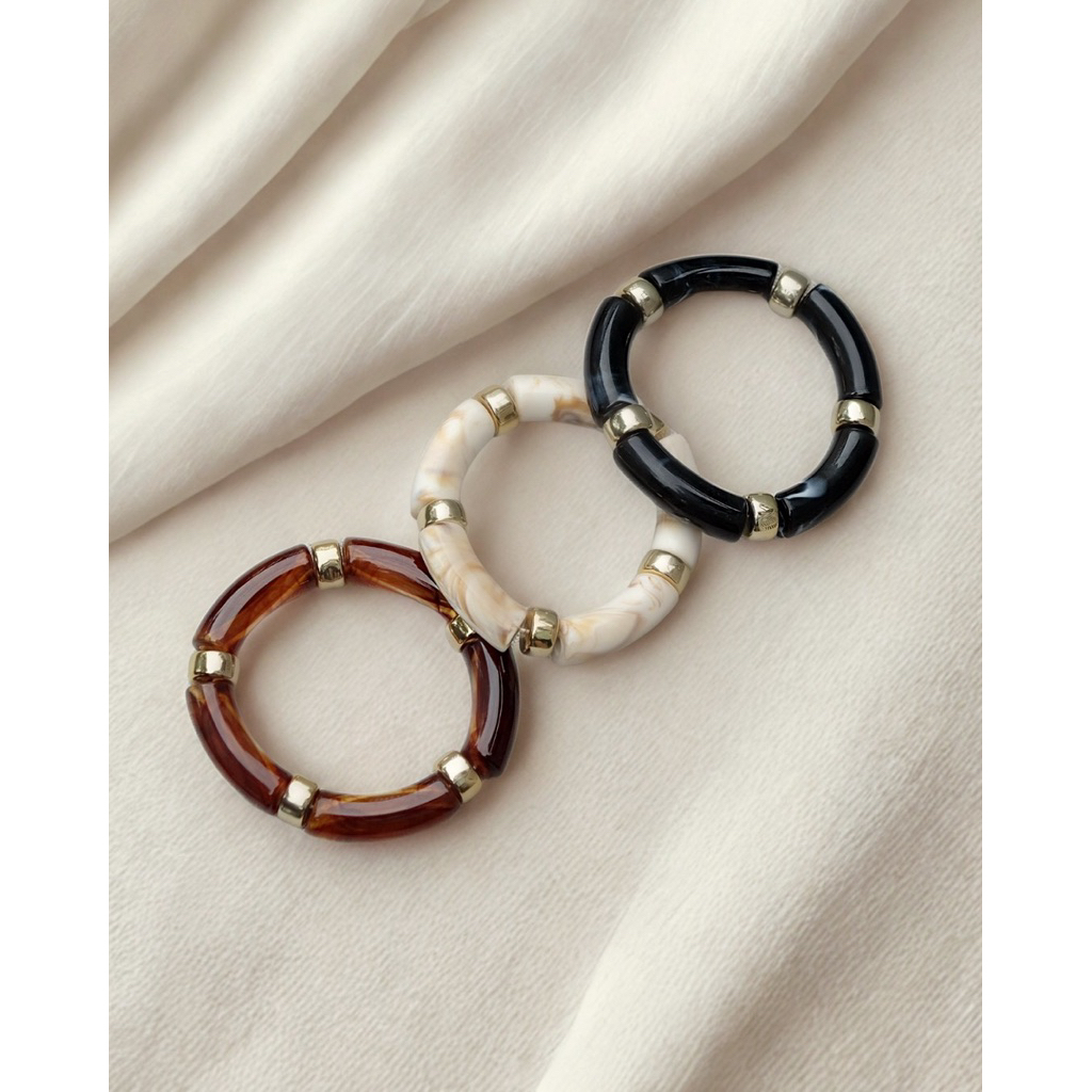 Adornment Club - sway bracelet สร้อยข้อมือ (มี 3 สี) l nickel free, waterproof, long-lasting