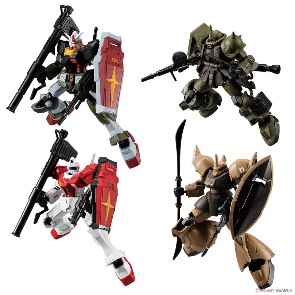 Bandai G Frame FA Real Type Selection 58 59 60 61