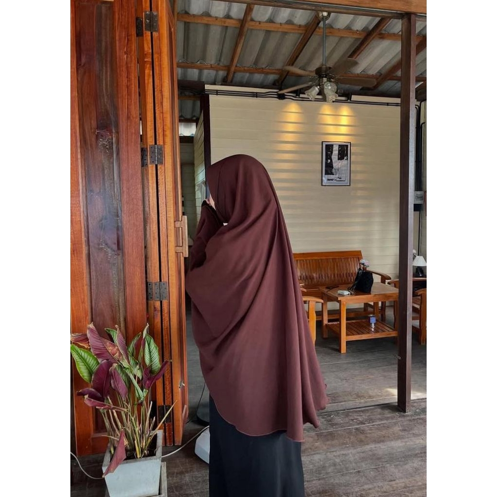 ผ้าคลุมกุลียะทรงใหญ่..ใสสบายม่ร้อนผ้าคริสทัลไทเกอร์