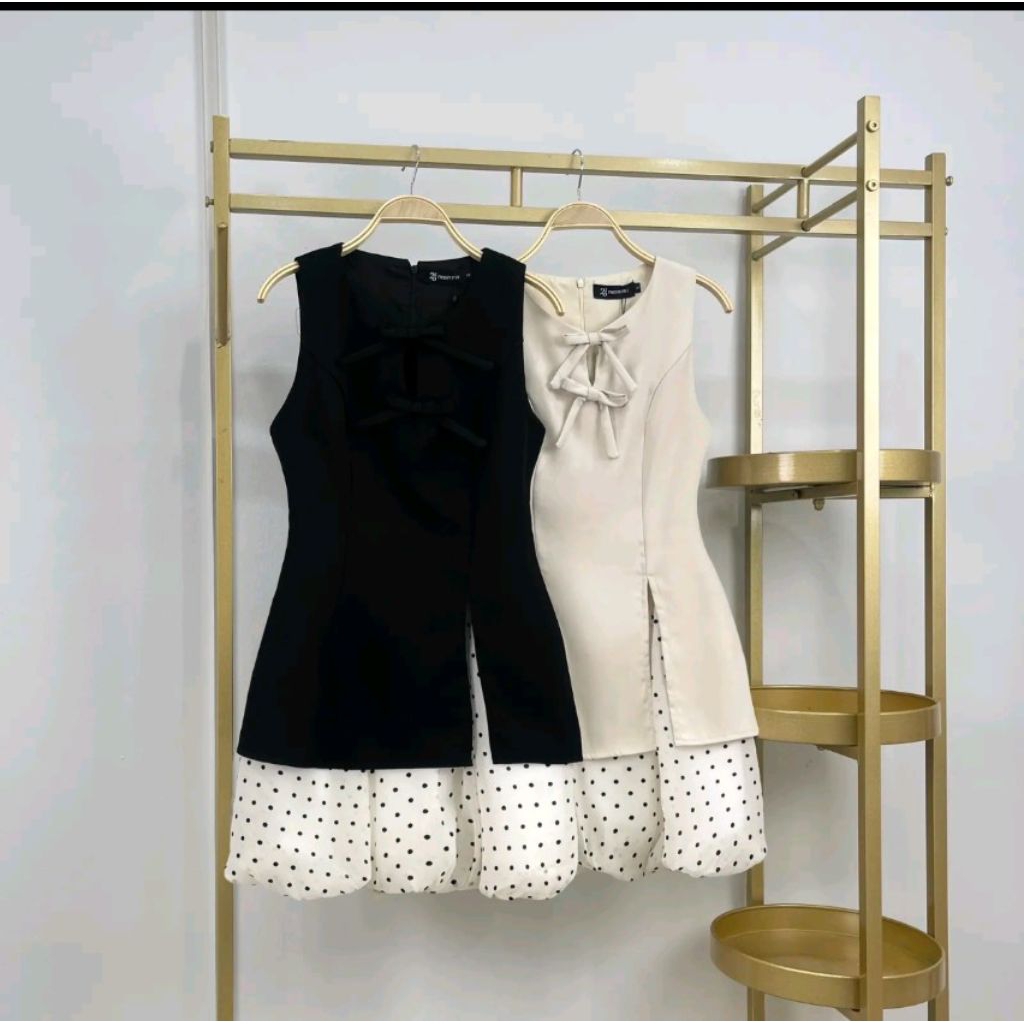 เดรส ป้าย 25Twenty Five sz.XL สีดำ