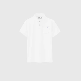 haas เสื้อโปโล Unisex ผู้ชาย ผู้หญิง มีกระเป๋า Signature Polo ปัก "H" SBSQ2177