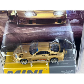 ▫️Toyota Supra (A80) Top Secret GT-300 Top Secret Gold #961 Scale 1:64 ยี่ห้อ Mini GT