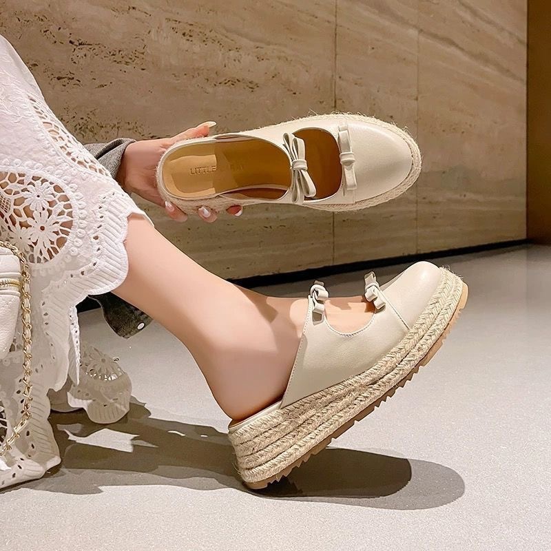 รองเท้าแตะผู้หญิง สไตล์เรียบง่าย มินิมอล ประดับโบว์🌷 น่ารักมาก ใส่สบาย รุ่นTP520