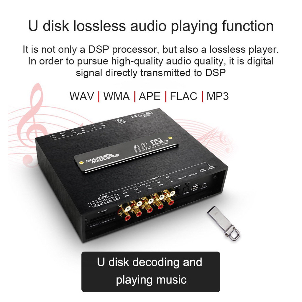 15900บาท DSP Soundmagus รุ่น AP12Pro 10in 12out DSP ติดรถยนต์