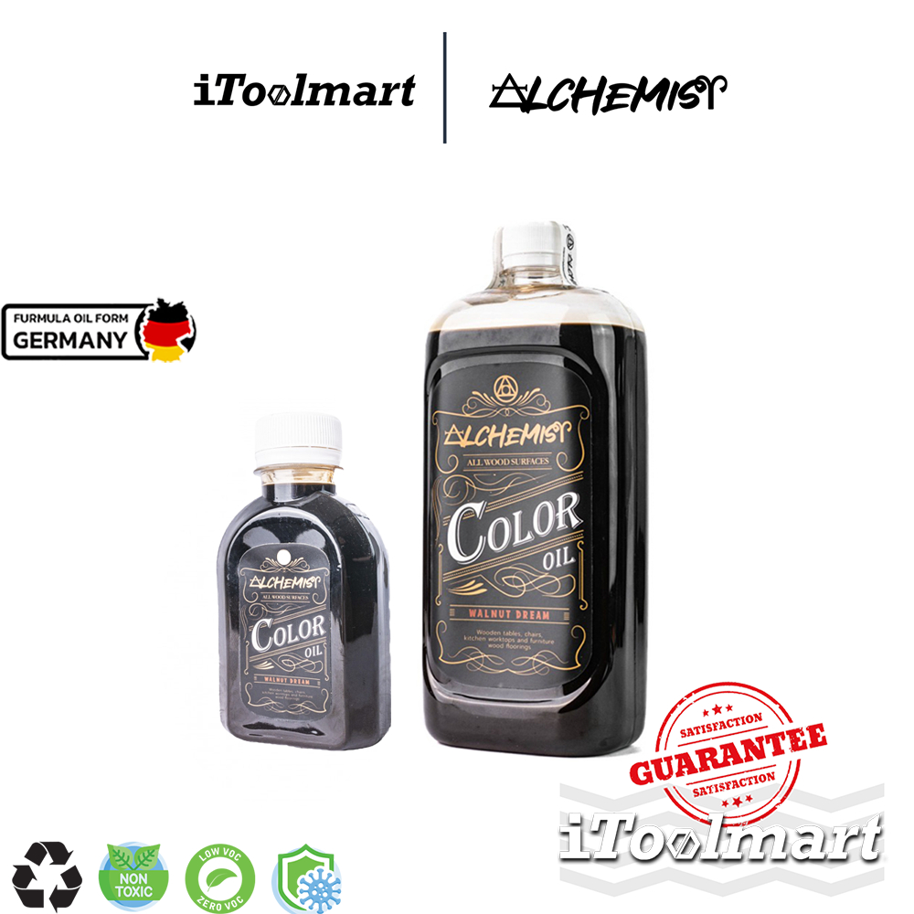 ALCHEMIST WALNUT DREAM JUNIOR น้ำยารักษาเนื้อไม้ สีวอลนัท มีขนาดให้เลือก 150 ML. - 850 ML.