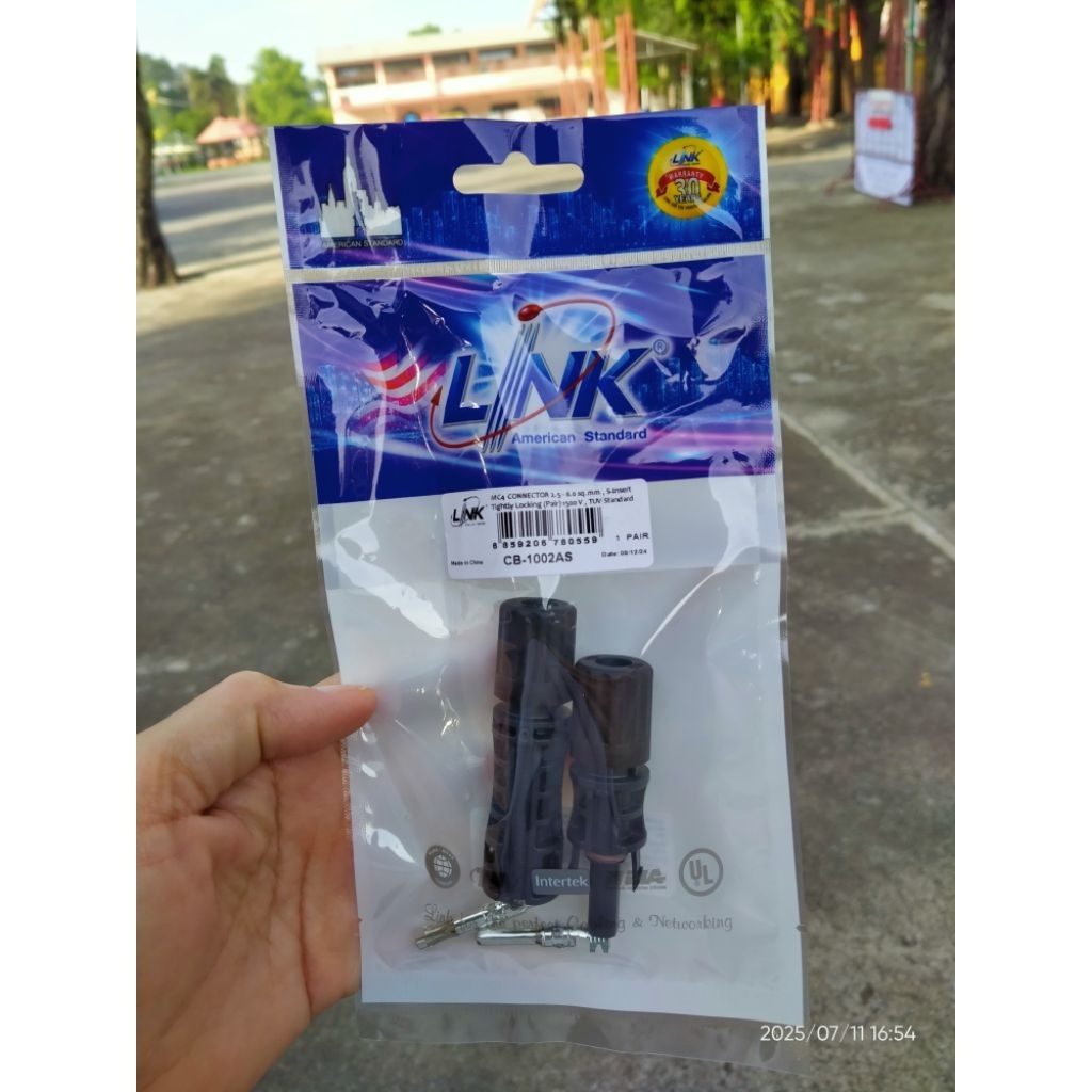 MC4 ของ LINK และ PSI ขั้วต่อสายไฟโซล่าเซลล์ MC4 งานโซล่าเซลล์ Solarcell