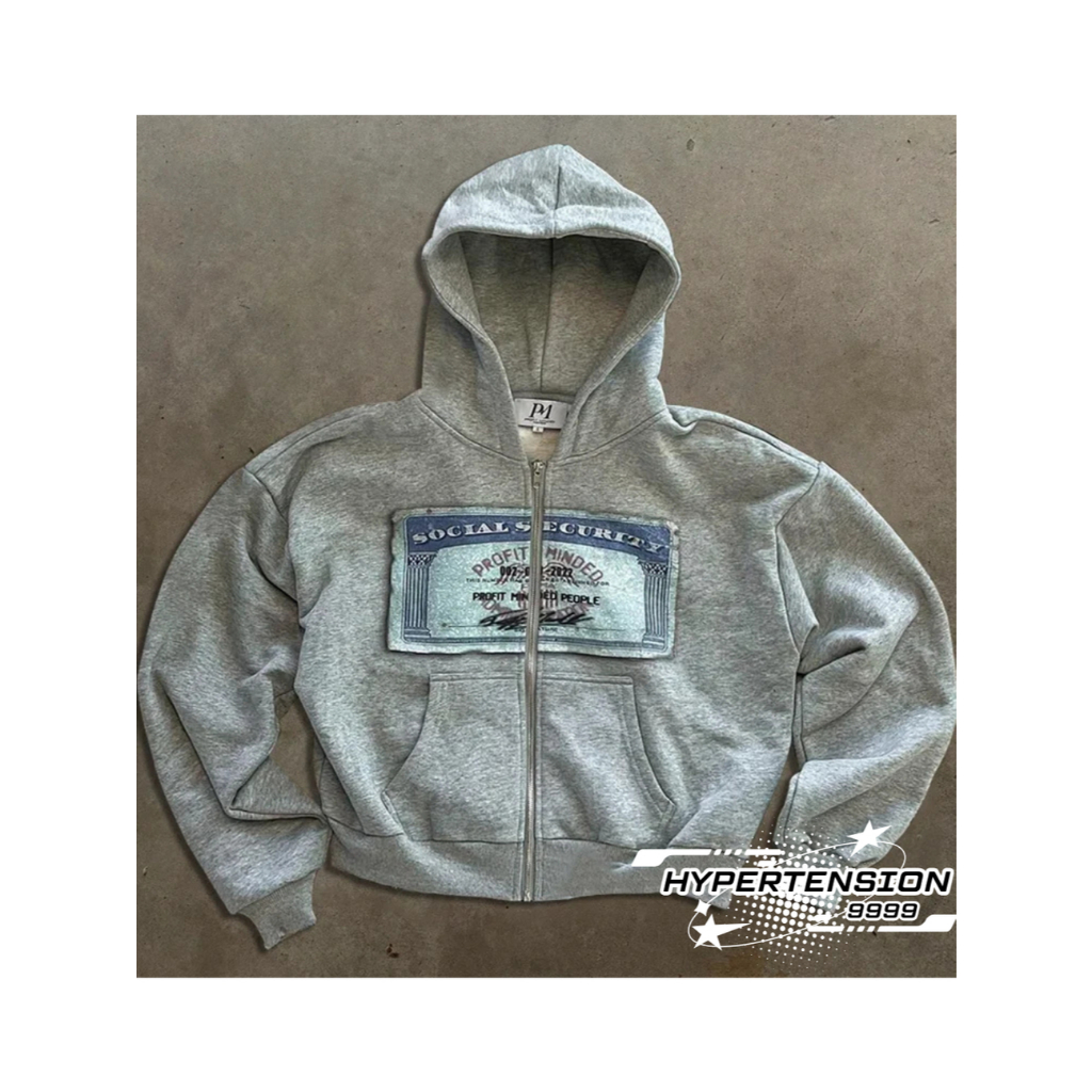 Social Security Y2K Hoodie