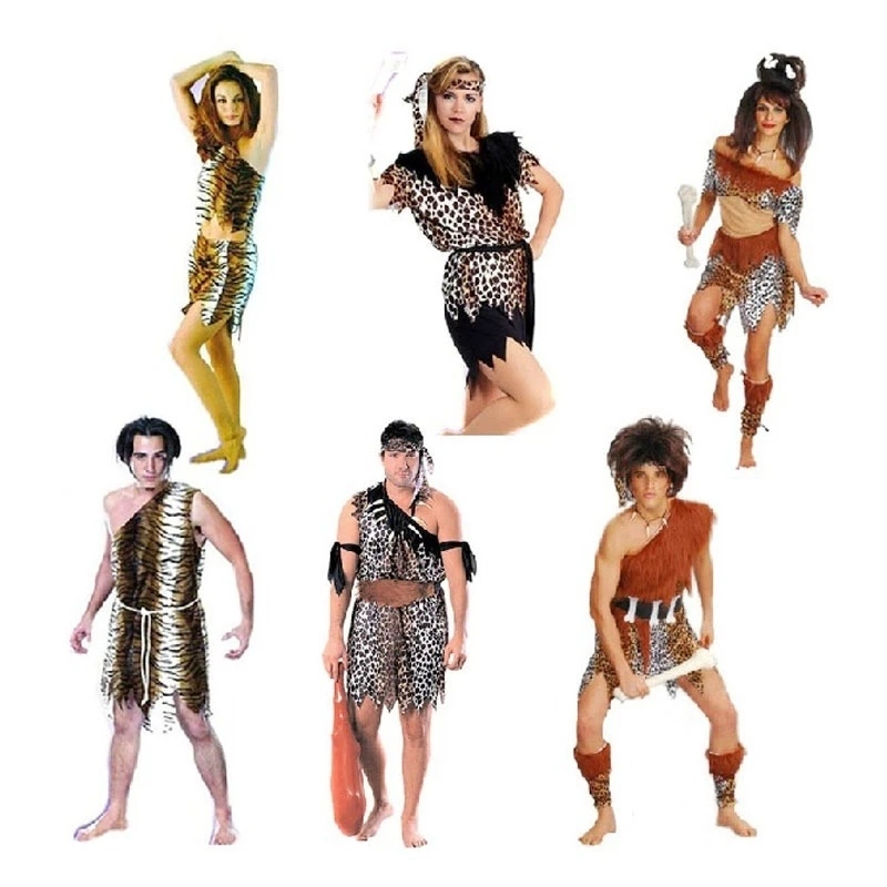 เสื้อผ้าชนเผ่าแอฟริกัน Halloween costume, savage costume, native Indian,