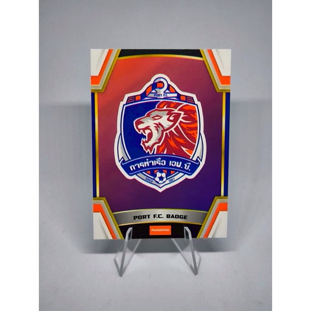 การ์ดฟุตบอล การท่าเรือ เอฟซี Port FC Trading cards of Port F.C. by Massaman 2023-24