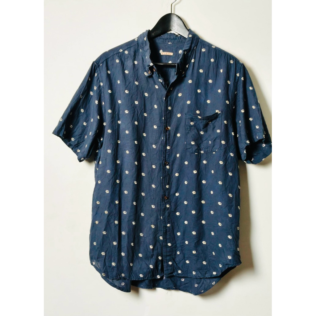 kapital japan print cotton shirt