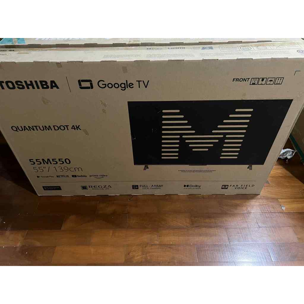 ทีวีแอลอีดี 55 นิ้ว TOSHIBA (4K, LED, GOOGLE TV) 55M550MP  clearance b