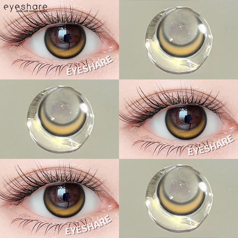 moon คอนแทคเลนส์แบบไล่เฉดสี คอนแทคเลนส์แฟชั่น 14.0mm เลนส์น่ารักๆ glam contact lens การจัดส่งรวดเร็ว