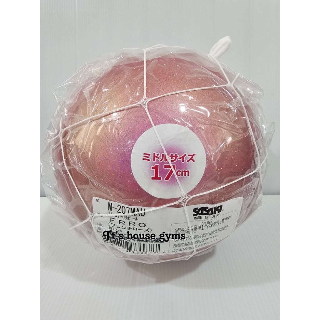 พร้อมส่ง‼️ Sasaki บอลยิม บอลยิมนาสติก Glitter รุ่น Middle Aurora Ball  ขนาด 17 cm M-207MAU