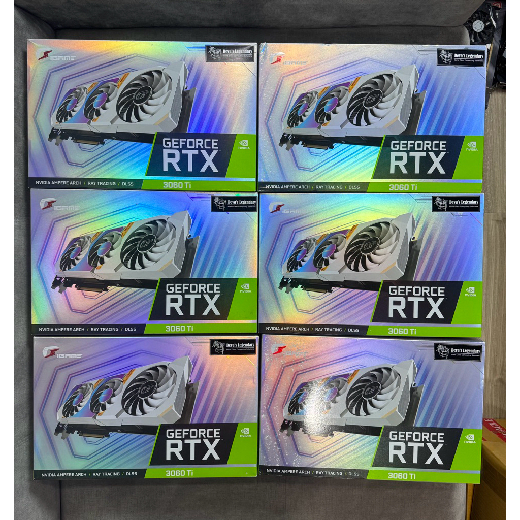 การ์ดจอ RTX3060Ti iGame, Galax 8GB GDDR6 สินค้าไทยมือสอง สภาพดี พร้อมส่ง (มีประกันร้าน 30วัน)