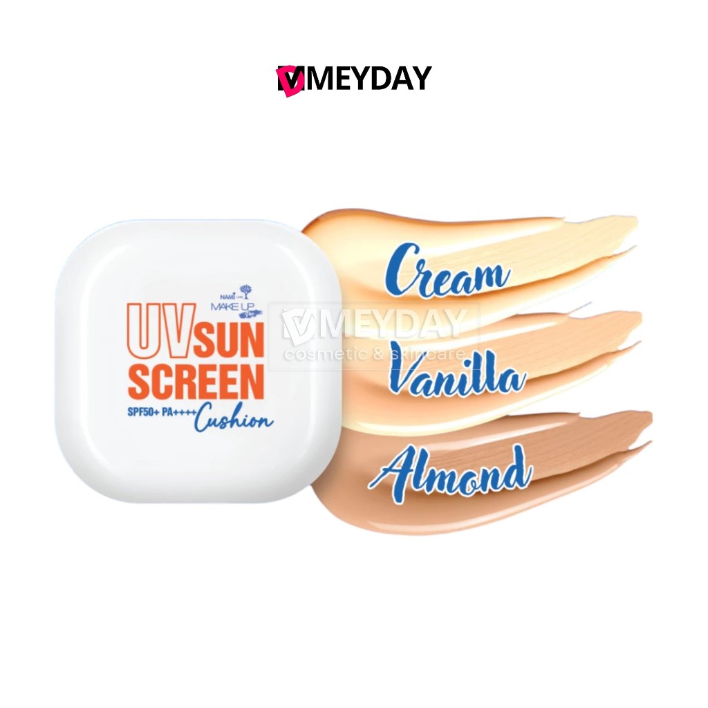 Nami Make Up Pro Seoul UV Sunscreen Cushion SPF50+ PA++++ นามิ เมค อัพ โปร โซล ยูวี ซันสกรีน คุชชั่น กันแดด 12g