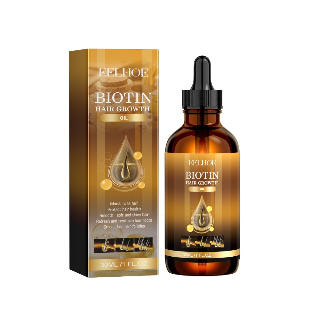 EELHOE Biotin เซรั่มปลูกผมที่ดีที่สุด เซรั่มบำรุงผม สเปรย์ปลูกผม เซรั่มปลูกผม ผมดก ปลูกผมดก ลดผมร่วง หมาะสำหรับคนผมบาง - รูปที่ 7